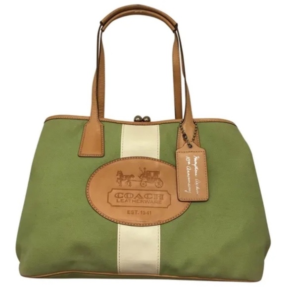 Coach Handbags - Coach 10th Anniversary Hampton Archive Satchel
